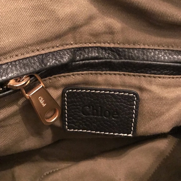 Sold AUTH CHLOÉ 💕 Marcie Calfskin Satchel Bag - Picture 7 of 8